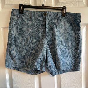 Ralph Lauren Patterned Blue Women's shorts 🩳 size 10